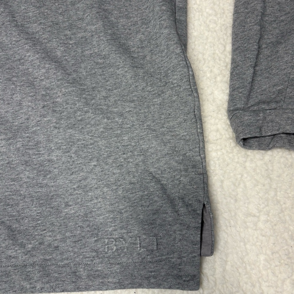 BYLT Men Gray Active Fleece Core Crewneck Sweatshirt - Picture 9 of 13
